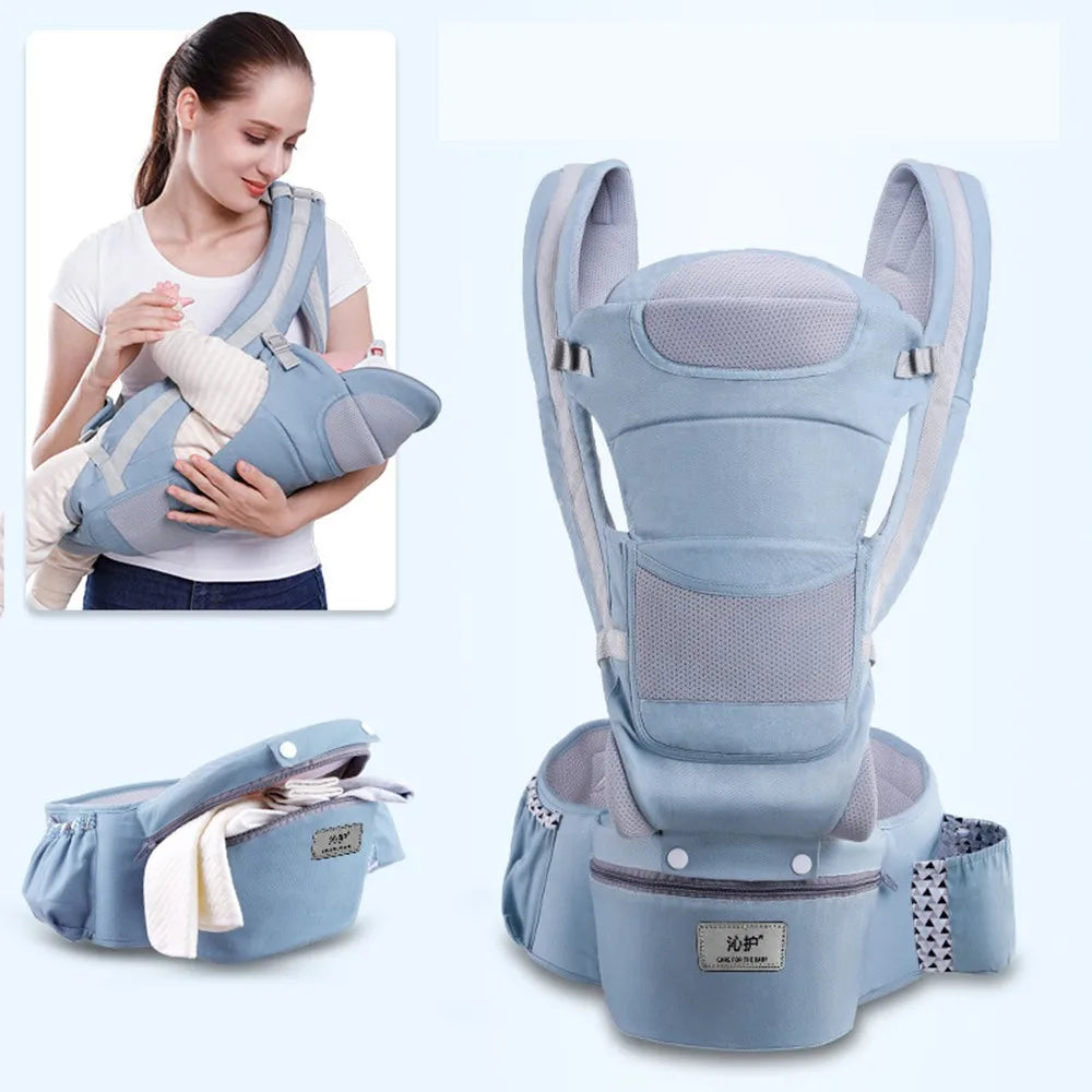 Ergonomic Baby Carrier Backpack | Infant Hipseat Wrap