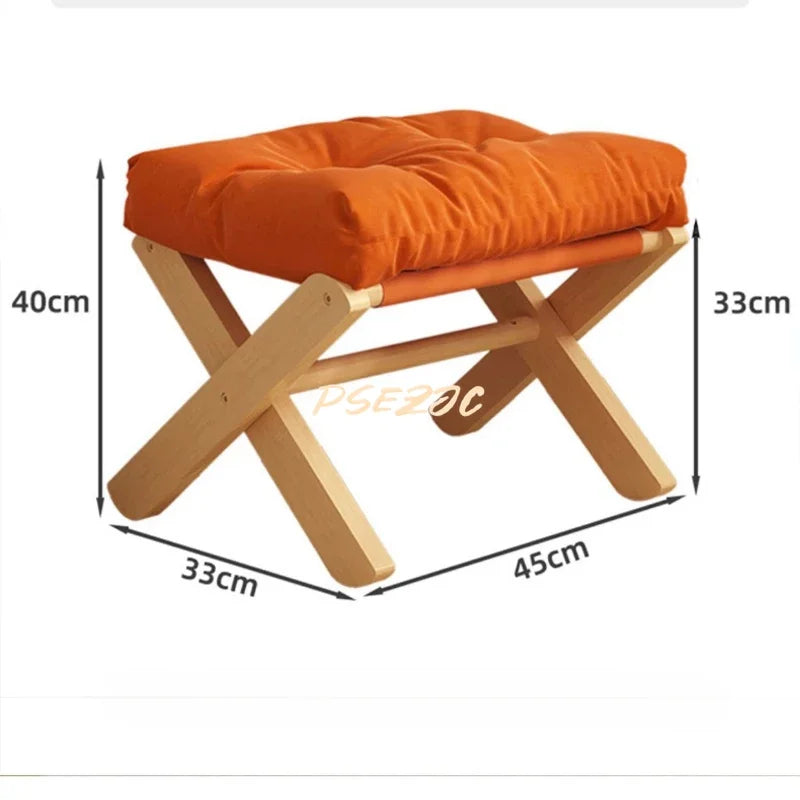 Portable Folding Footrest Stool