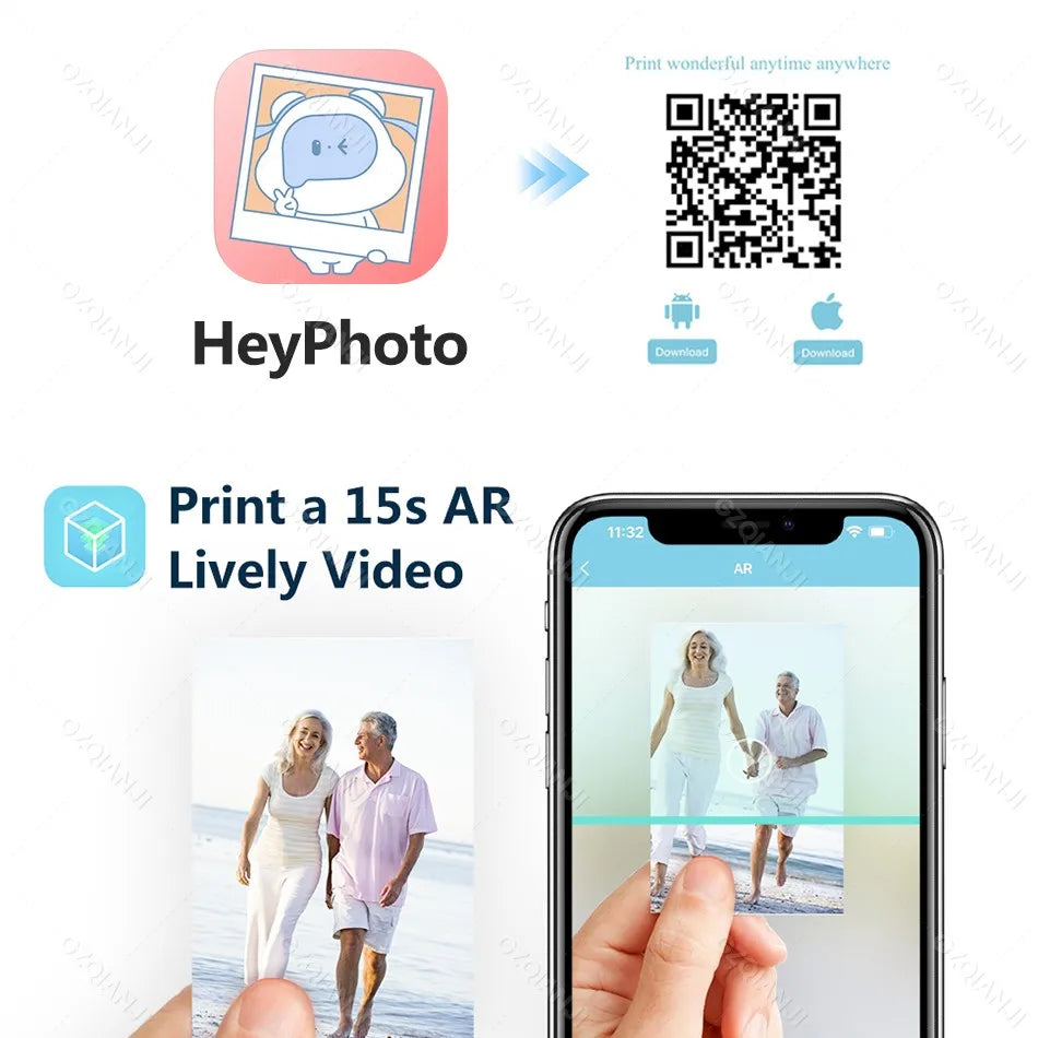 HPRT MT53 Portable printer - Mini Mobile Photo Printer