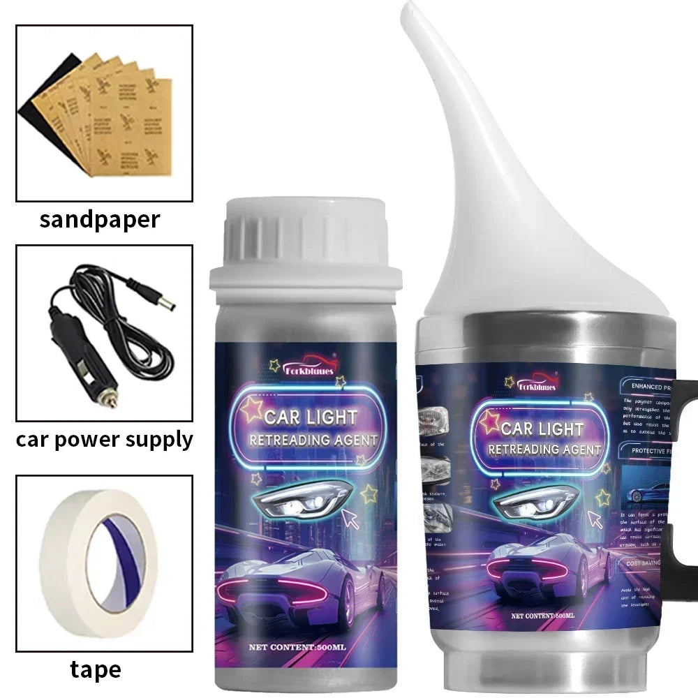 Car Headlight Restoration Kit