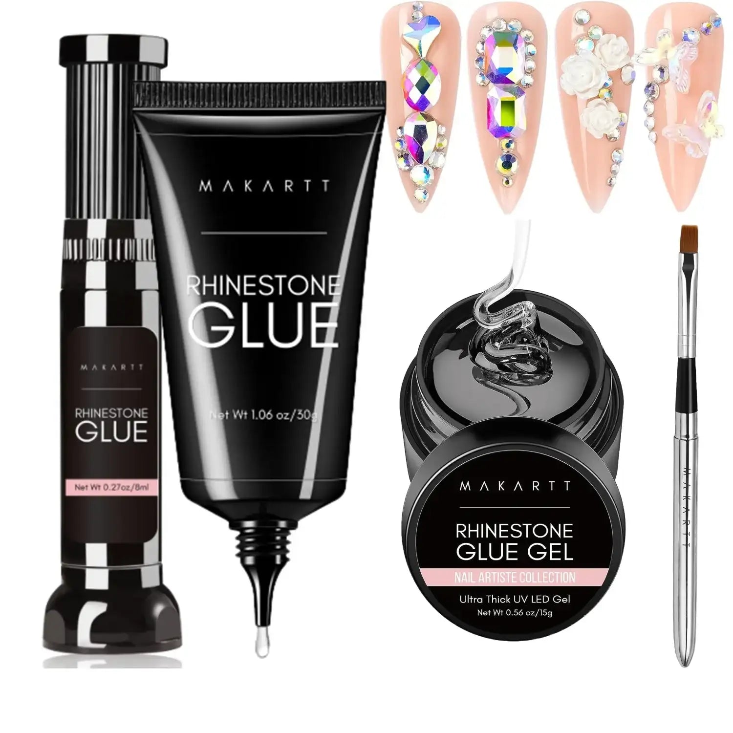 Makartt Super Strong Nail Glue for Rhinestones