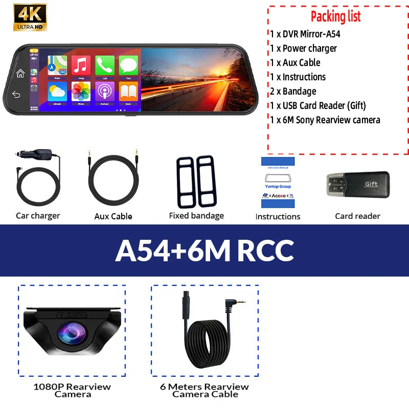4K Mirror Dash Cam