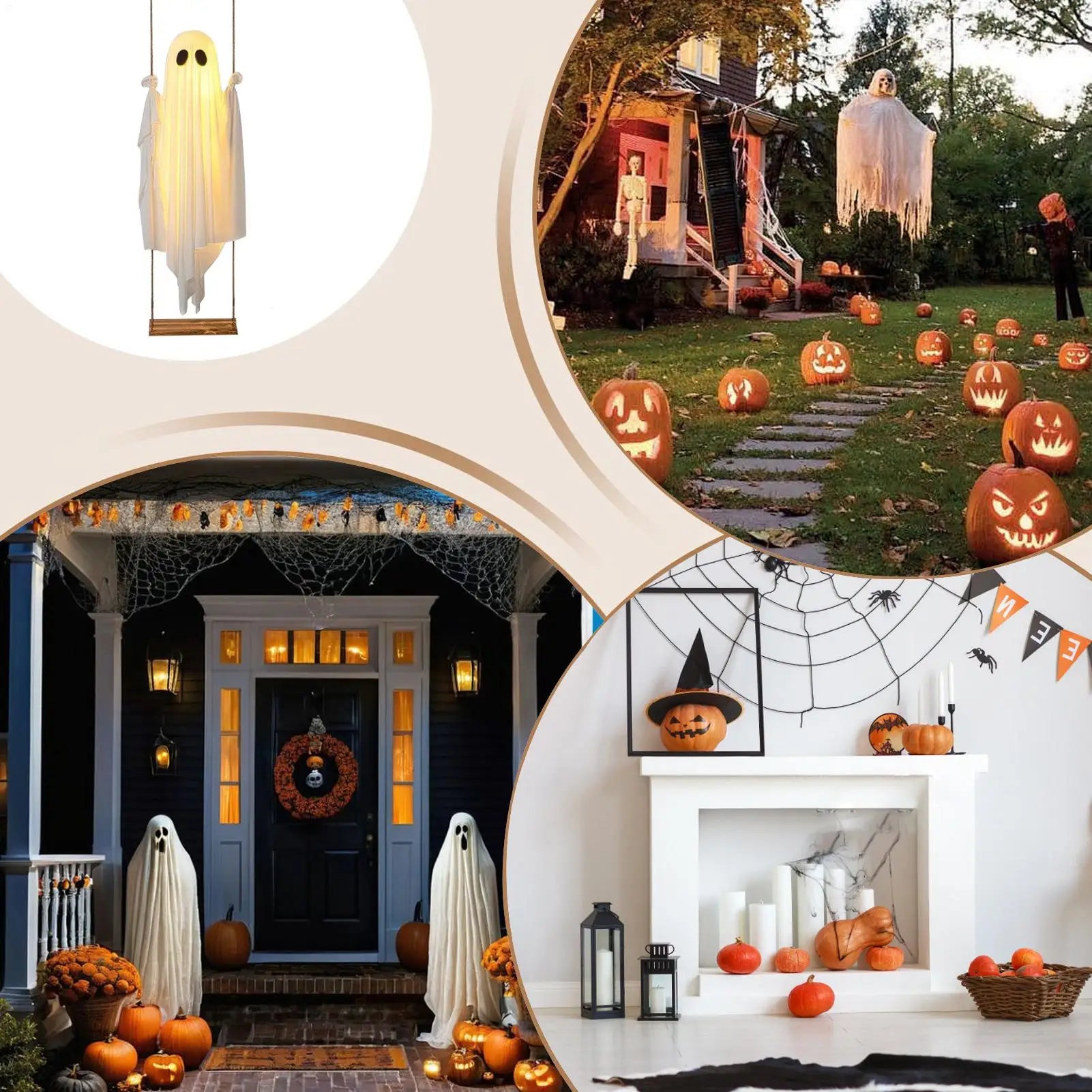 LED Halloween Ghost Decor