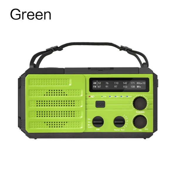 Emergency Solar Hand Crank Radio