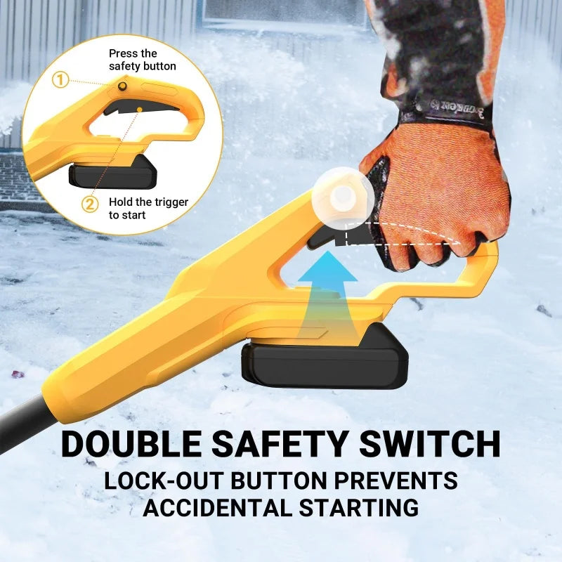 Electric Snow Shovel – Brushless Cordless Winter Cleaner