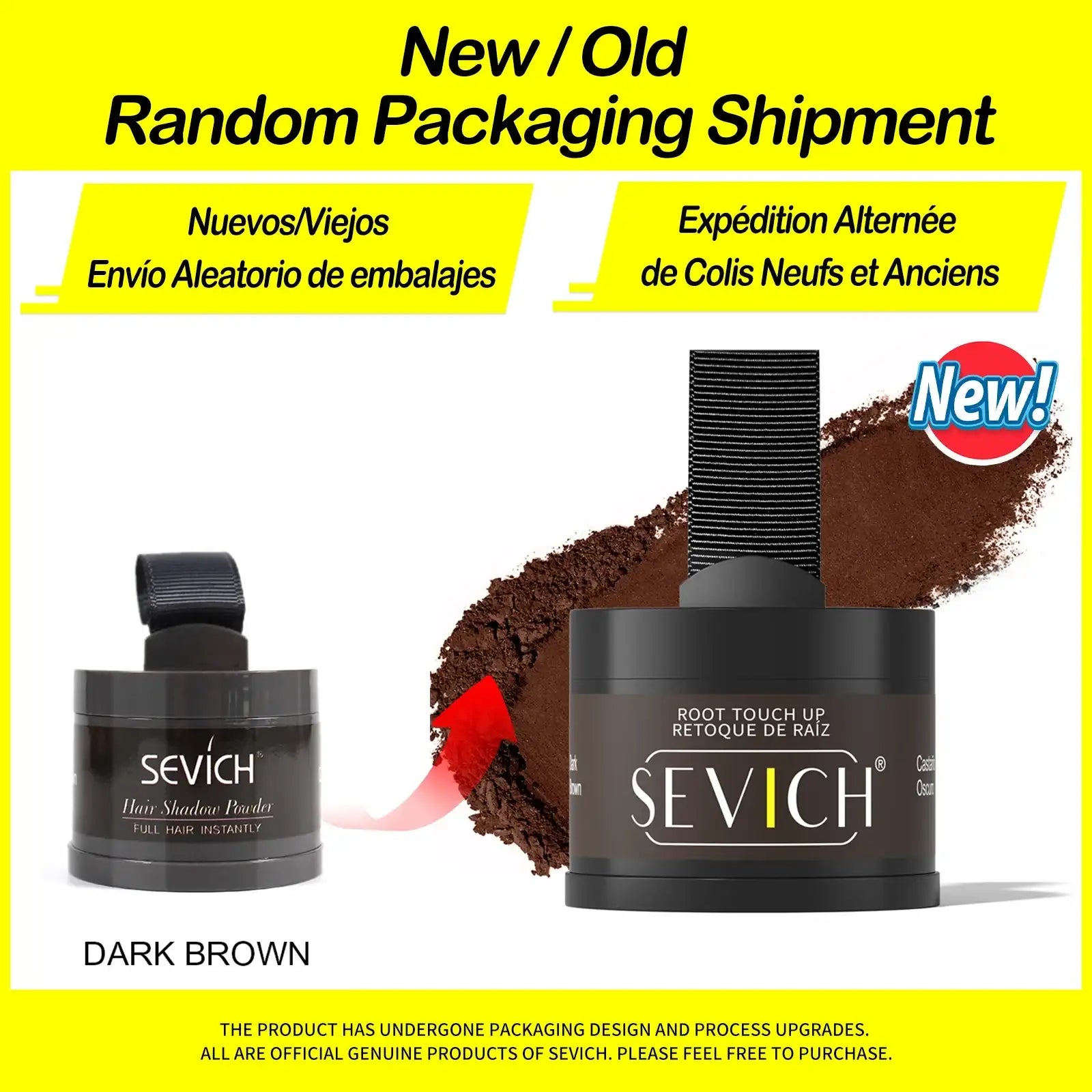 Sevich Hairline Powder 4g - Natural Hair Concealer