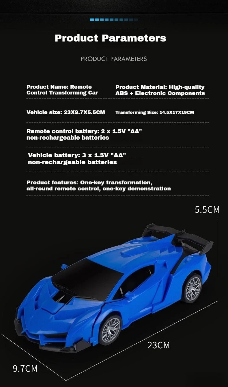 RC Transforming Robot Car