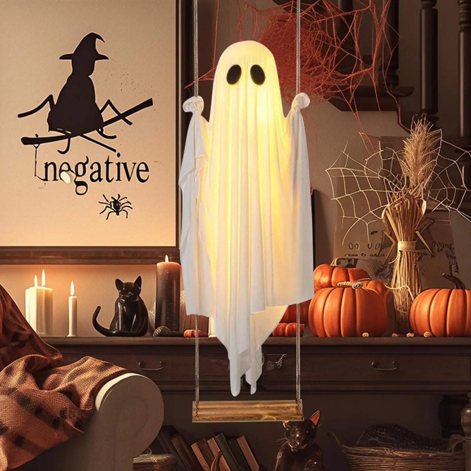 LED Halloween Ghost Decor