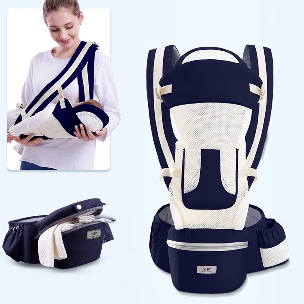 Ergonomic Baby Carrier Backpack | Infant Hipseat Wrap