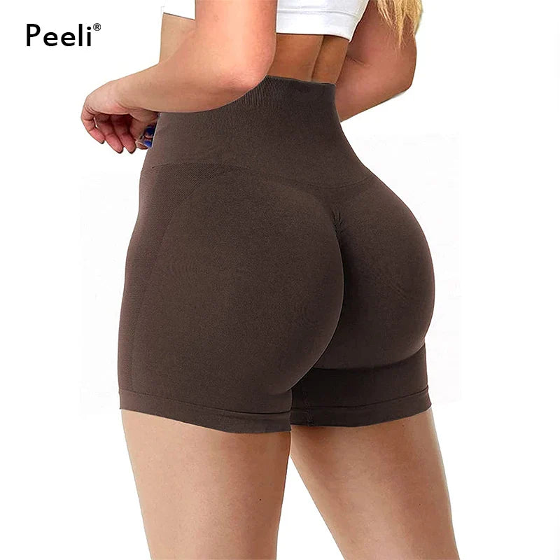 High Waist Seamless Yoga Shorts