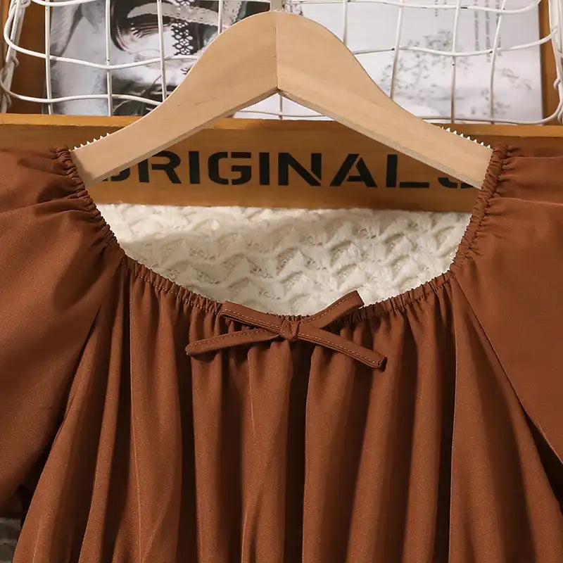 Girls Summer Dress Retro Princess