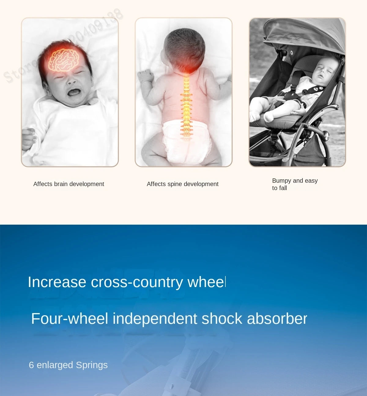 Upgraded Baby Stroller