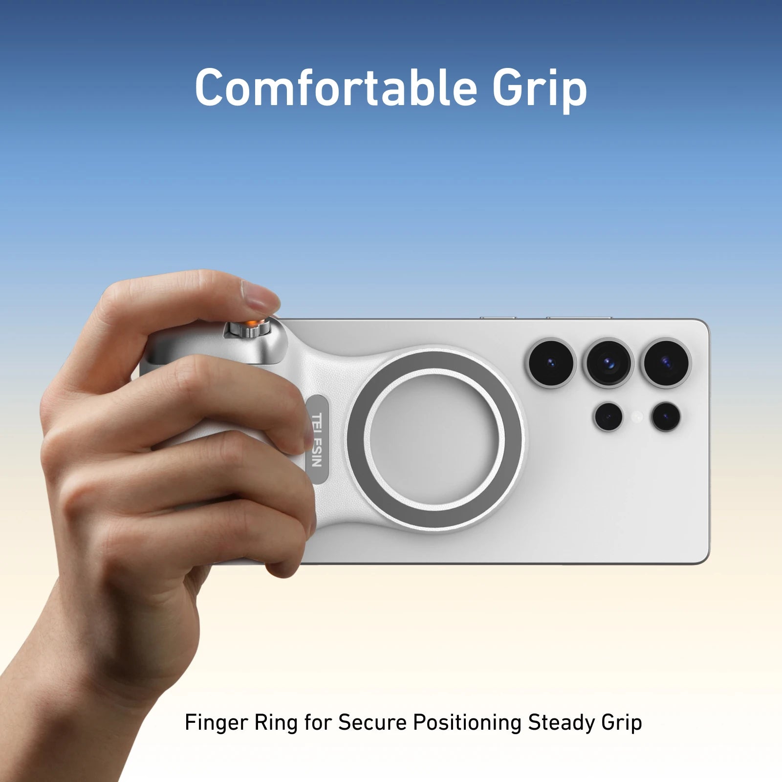 Ergonomic Fun Shot Magnetic Grip – iPhone & Android