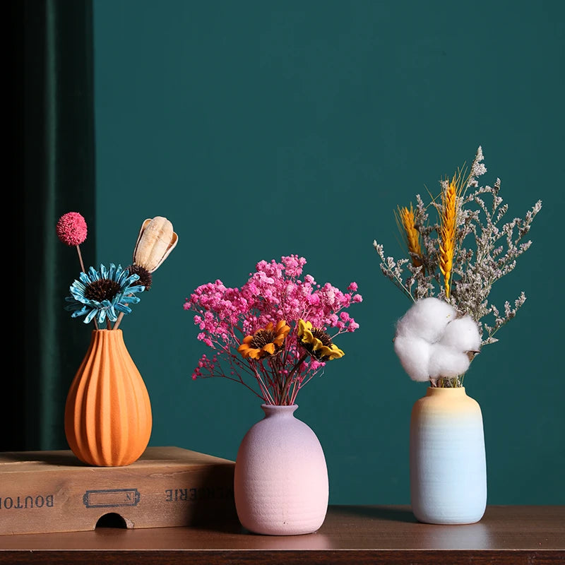 Modern Rustic Nordic Style Ceramic Vase