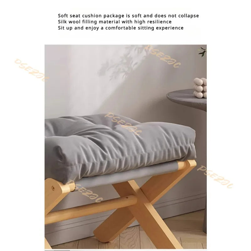 Portable Folding Footrest Stool