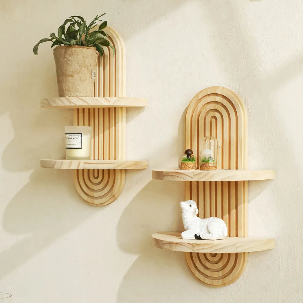 Boho Wall Mounted Shelf