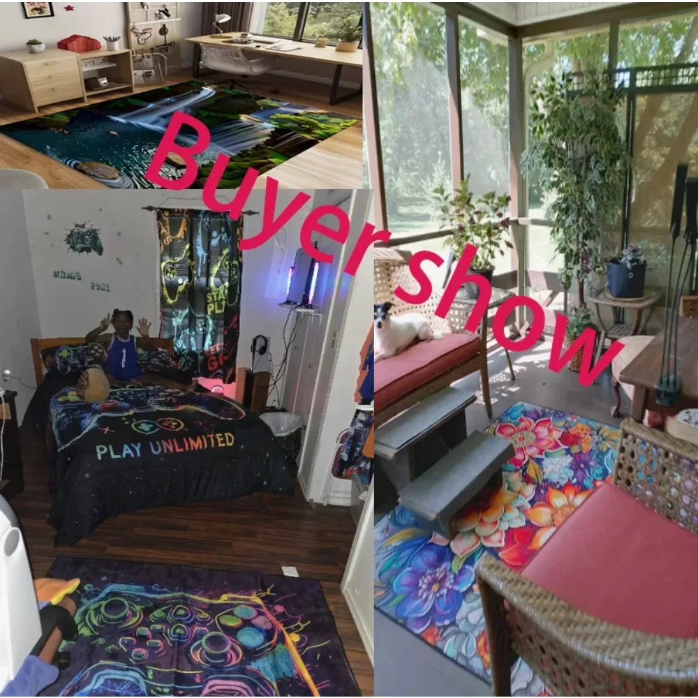 Modern Cartoon Area Rug
