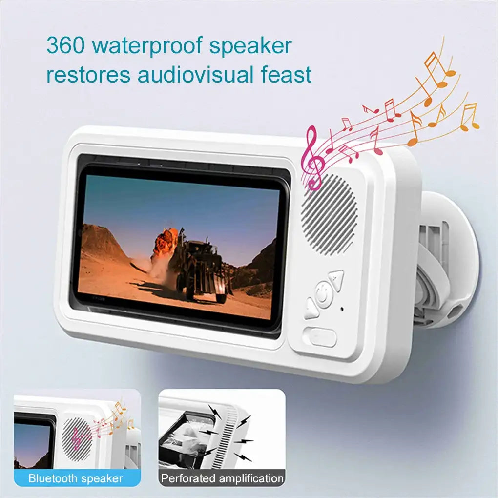 IPX4 Waterproof Phone Case with Bluetooth Speaker