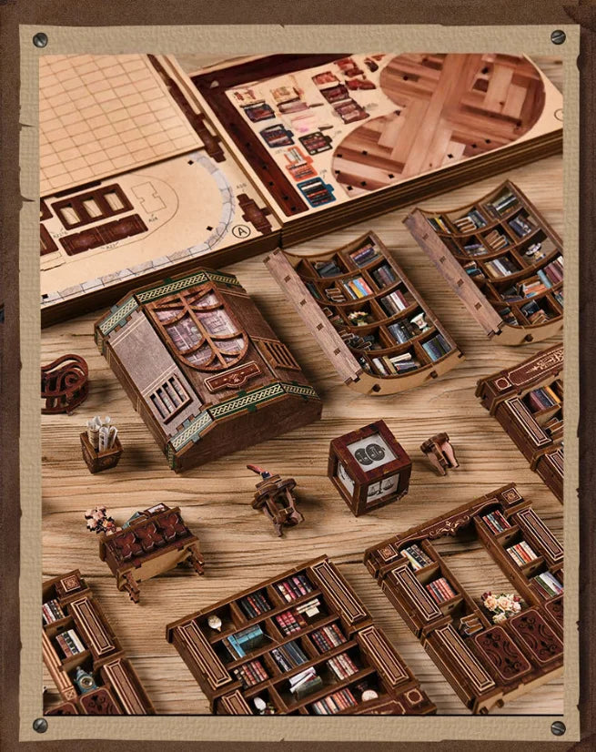 DIY Mini Book House Model