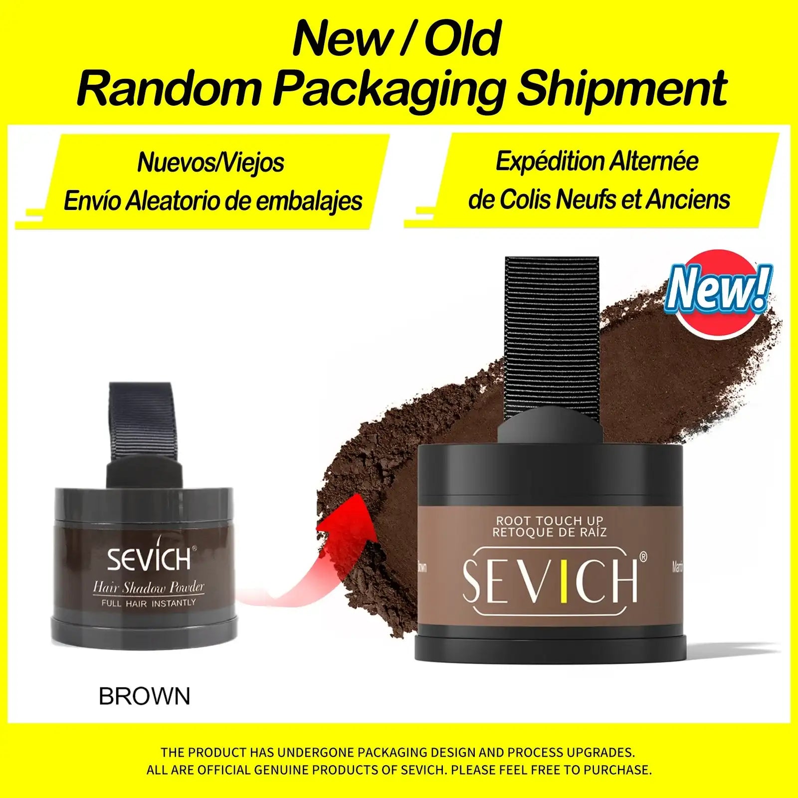 Sevich Hairline Powder 4g - Natural Hair Concealer