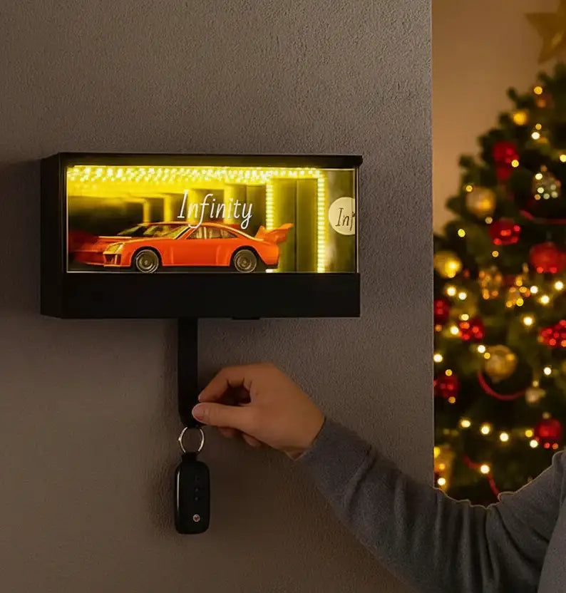 LED Wall Key Holder Storage Box