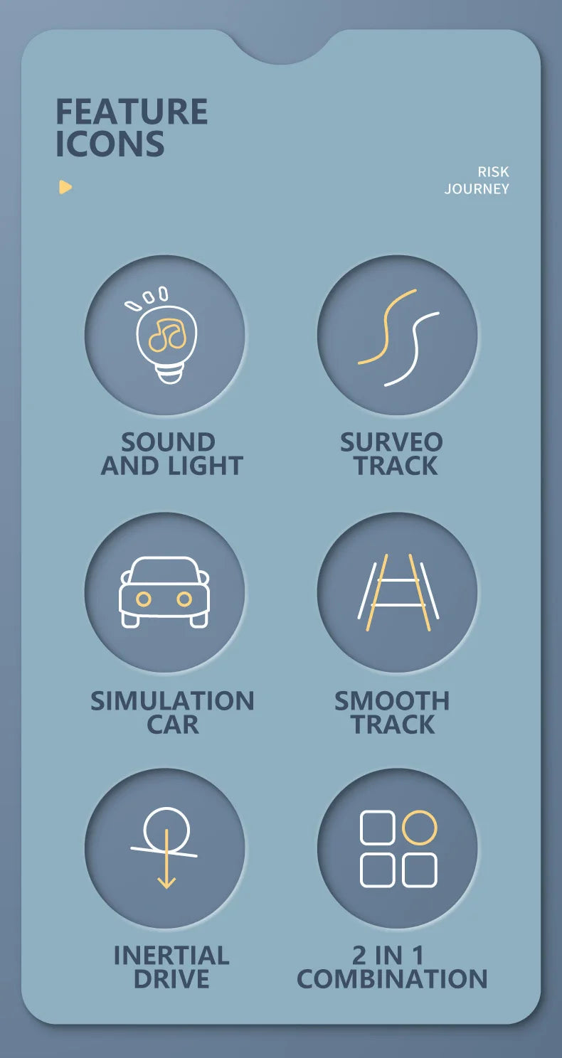 Lion Theme Car Track Toy