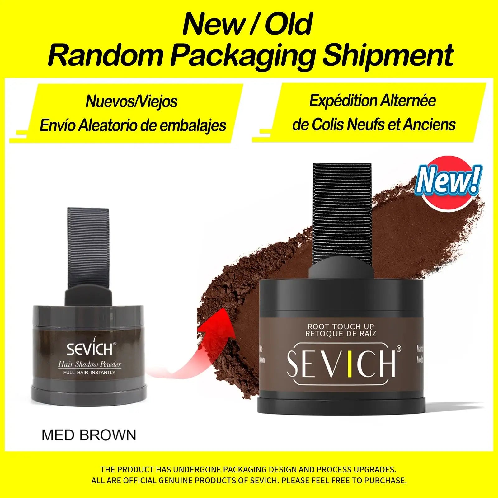 Sevich Hairline Powder 4g - Natural Hair Concealer