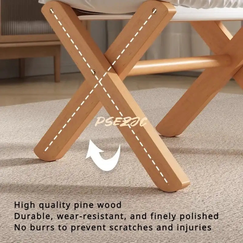 Portable Folding Footrest Stool