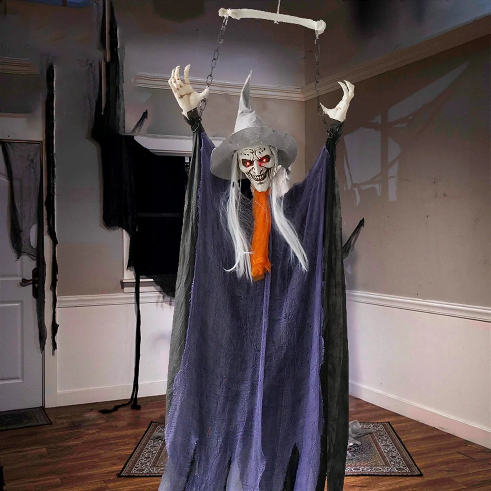 Halloween Sound & Glowing Witch