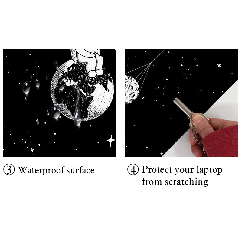 Laptop Skin Sticker – Universal PVC Notebook Cover 10 –17 Inch