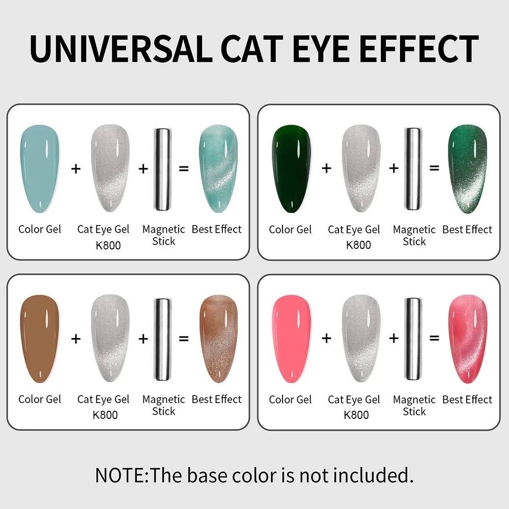 Cat Eye Magnetic Gel Polish by MAYCHAO – Holographic 12ml