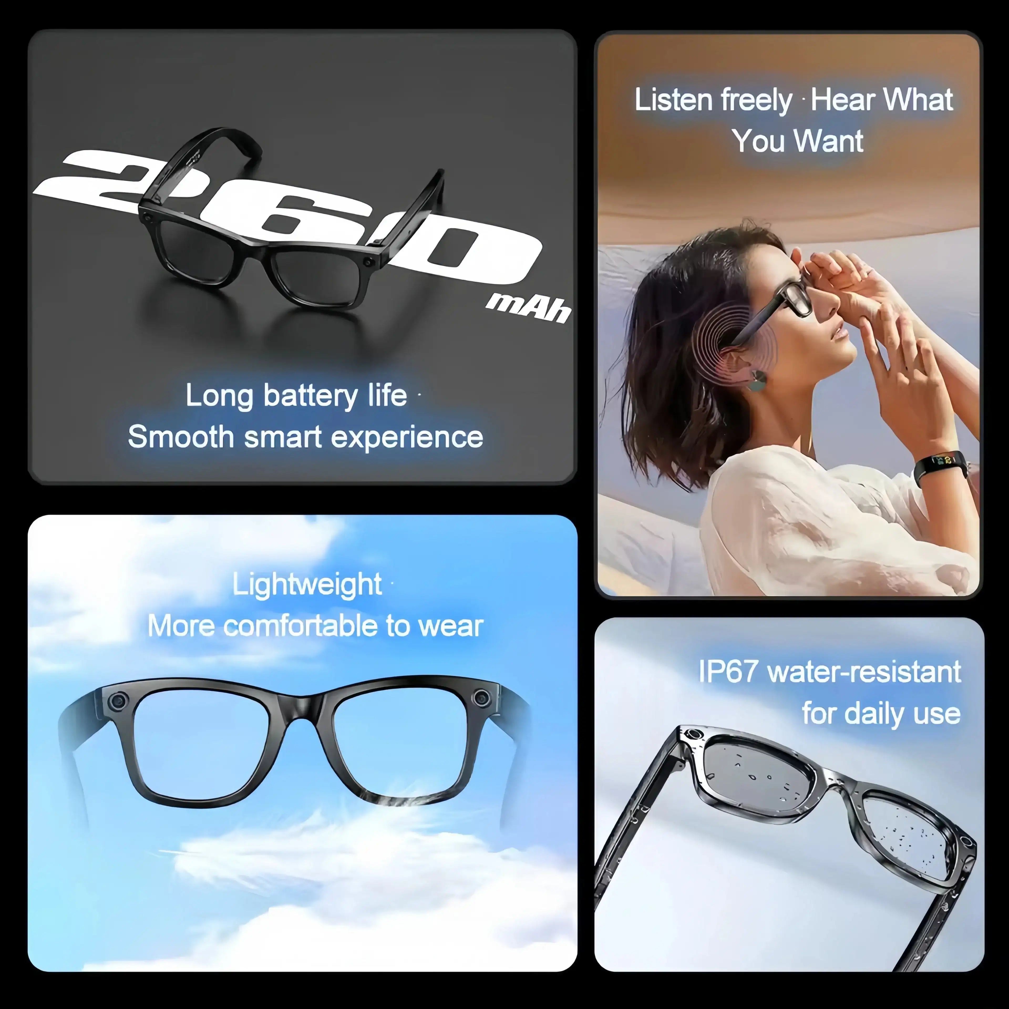 AI Smart Glasses with Camera