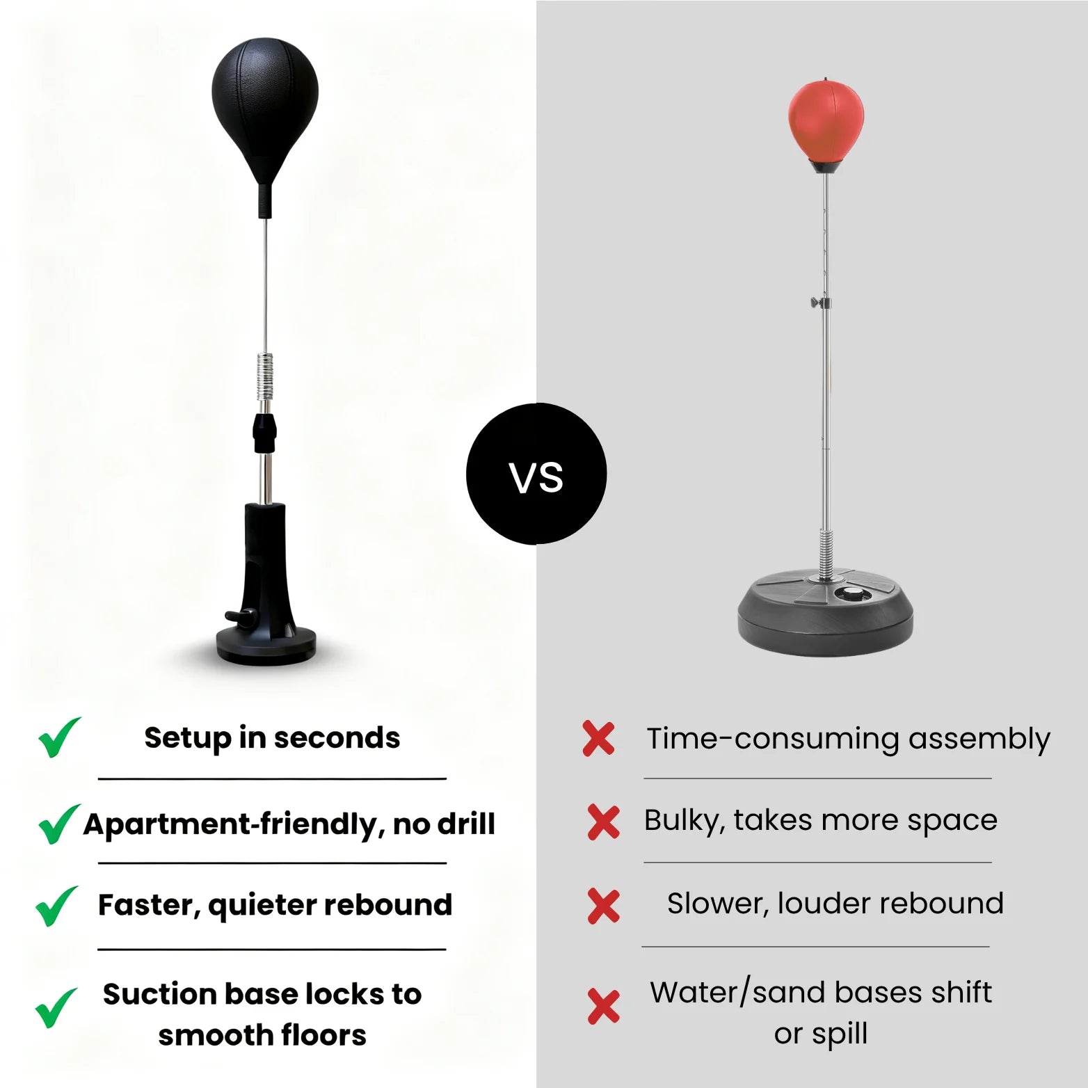 Adjustable Reflex Punching Bag