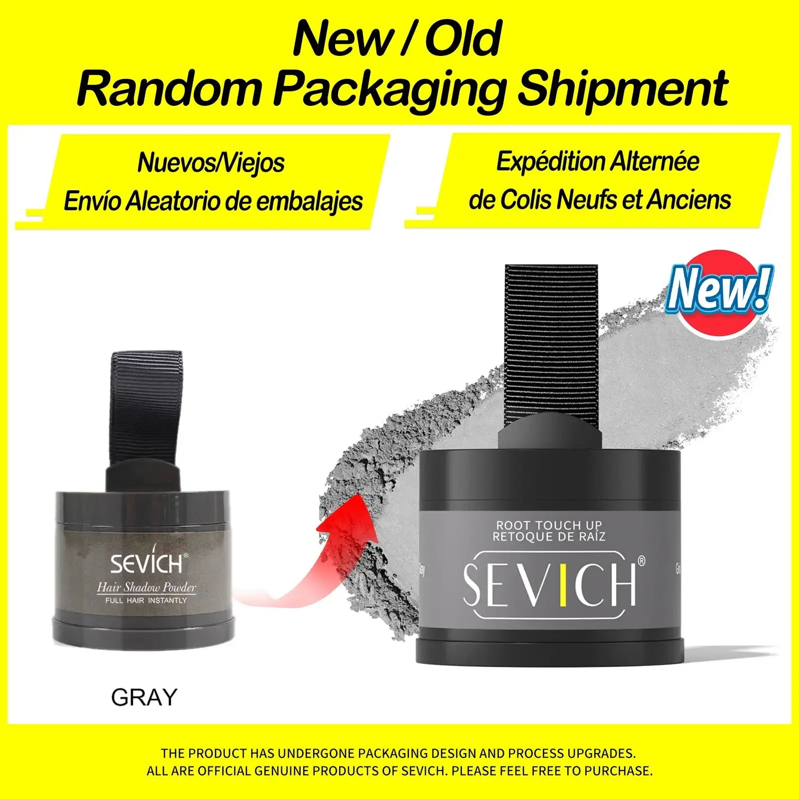 Sevich Hairline Powder 4g - Natural Hair Concealer