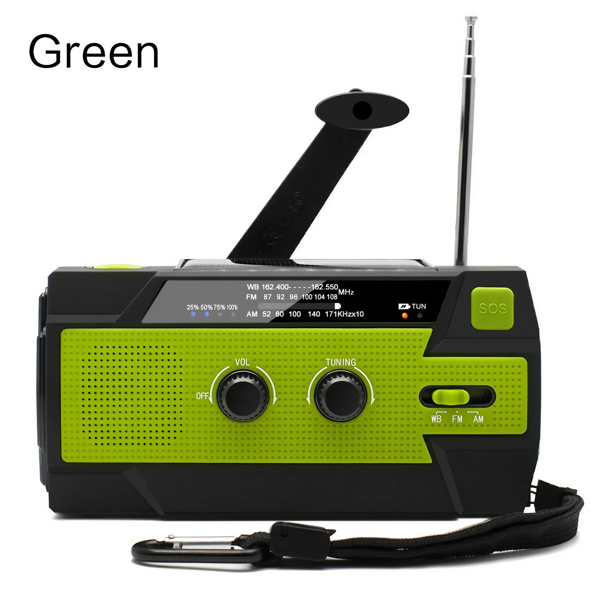 Emergency Solar Hand Crank Radio
