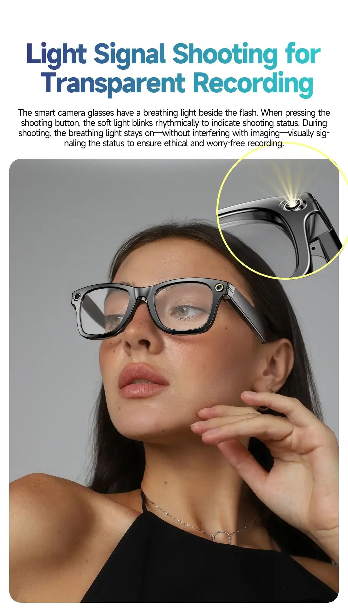 AI Smart Glasses with Camera