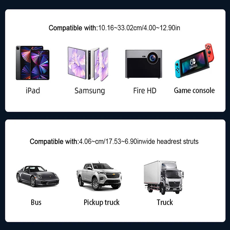 Kids Rear Seat iPad Holder