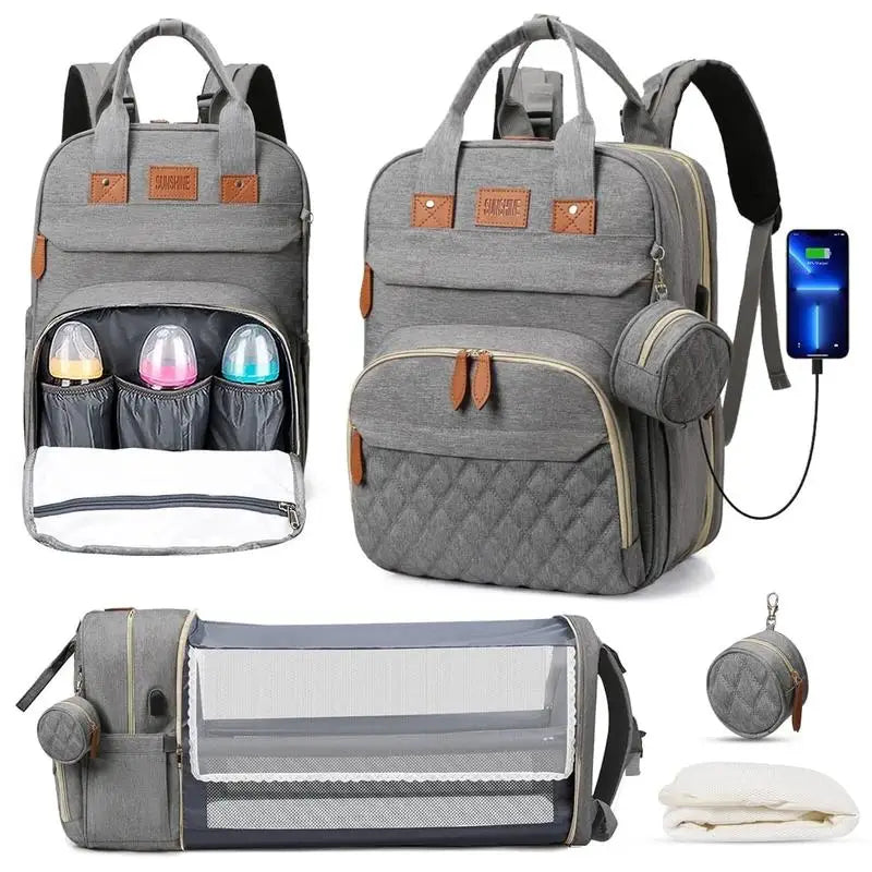 3-in-1 Baby Travel Diaper Bag