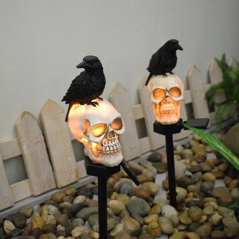 Halloween Outdoor Skeleton Ghost Solar Light