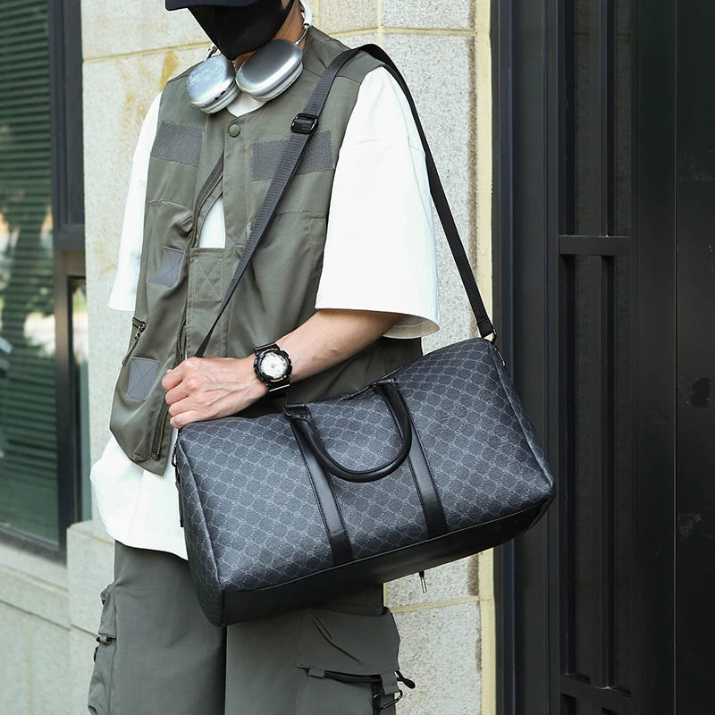 Men’s PU Leather Travel Bag