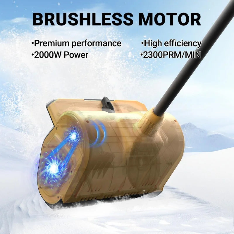 Electric Snow Shovel – Brushless Cordless Winter Cleaner