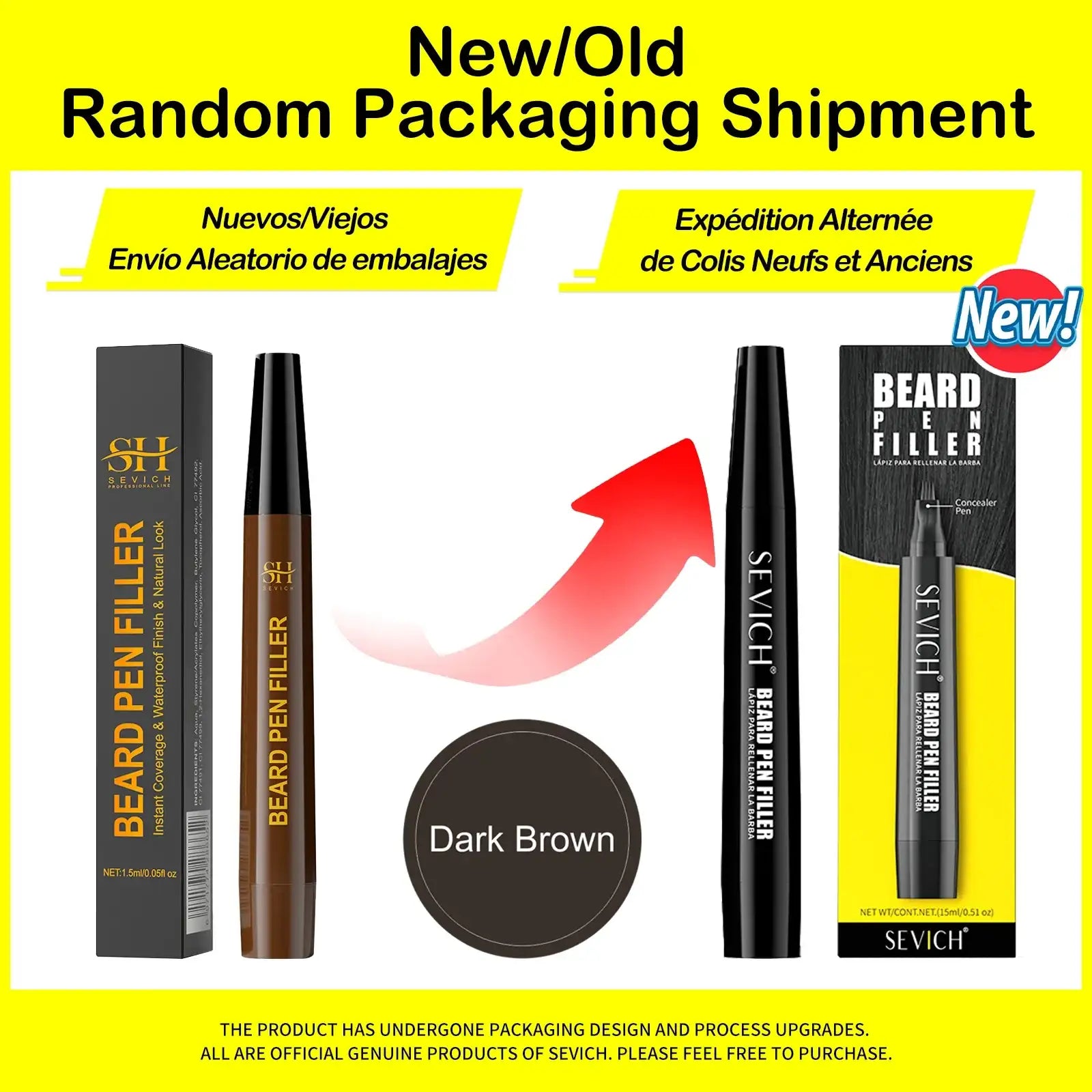 Sevich Waterproof Beard Pen Filler