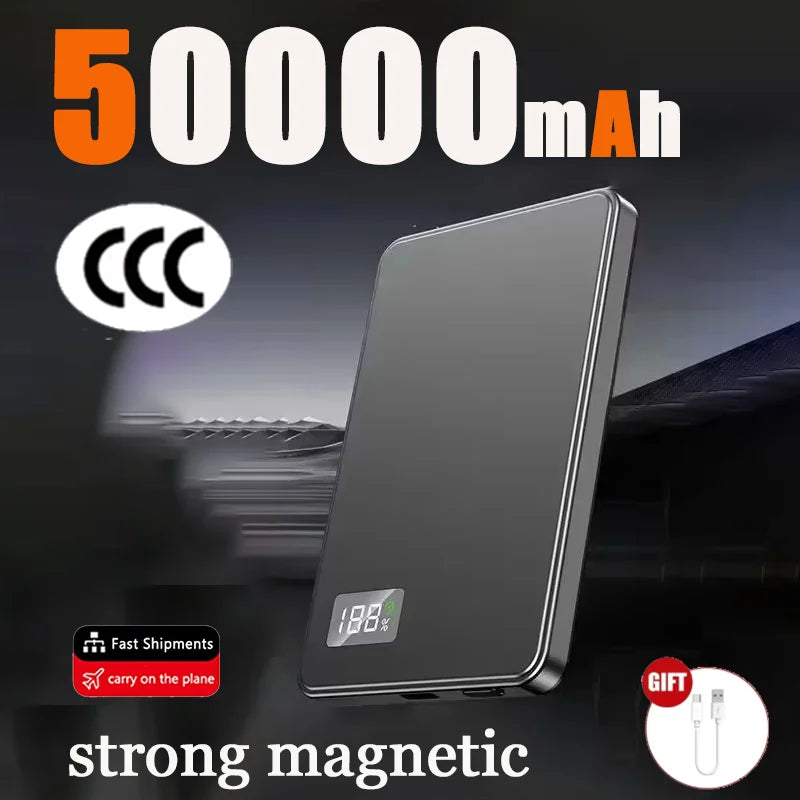 500000mAh Magnetic Wireless Power Bank