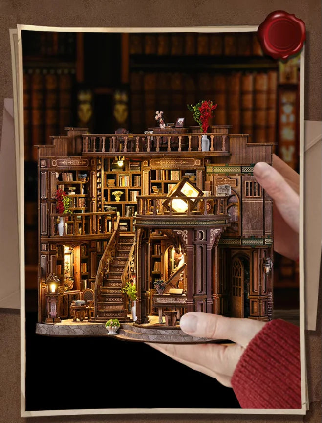 DIY Mini Book House Model