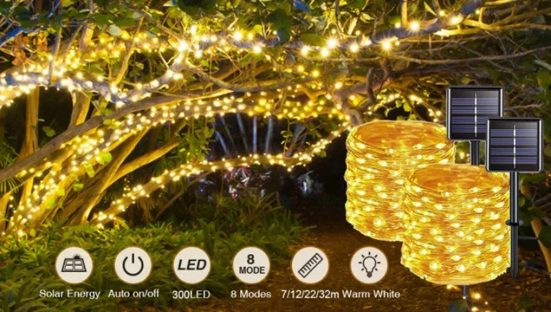 Solar Curtain Lights