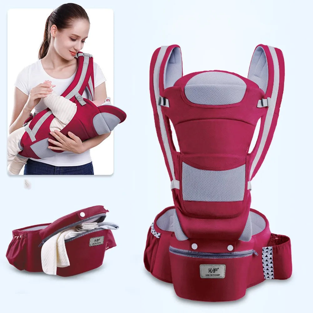 Ergonomic Baby Carrier Backpack | Infant Hipseat Wrap