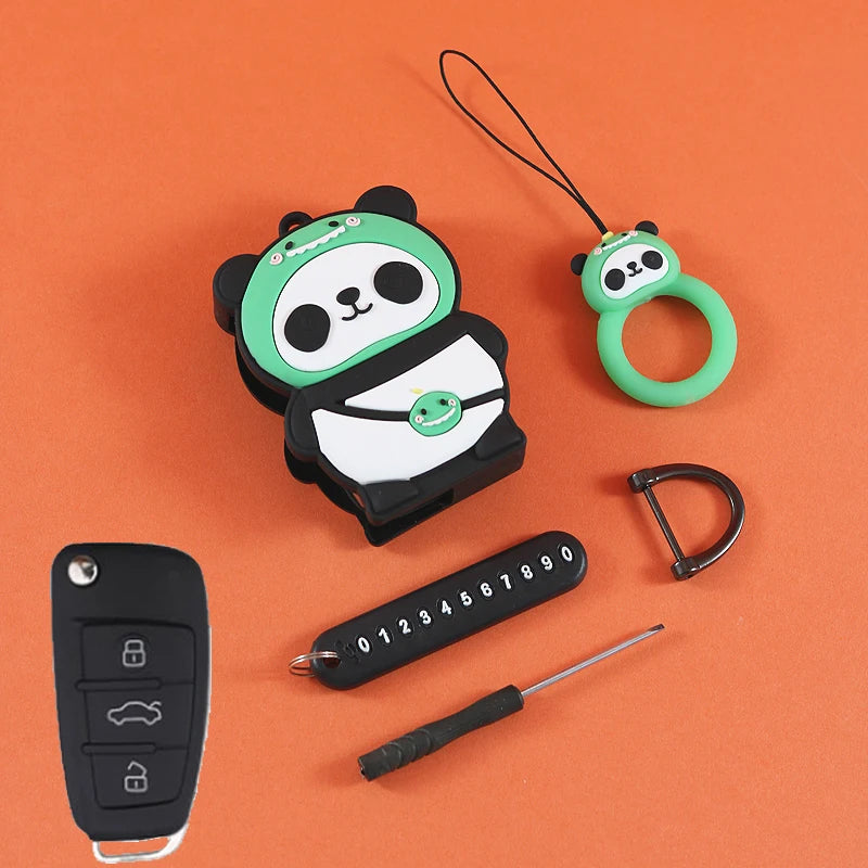 Cute Silicone Car Key Cover