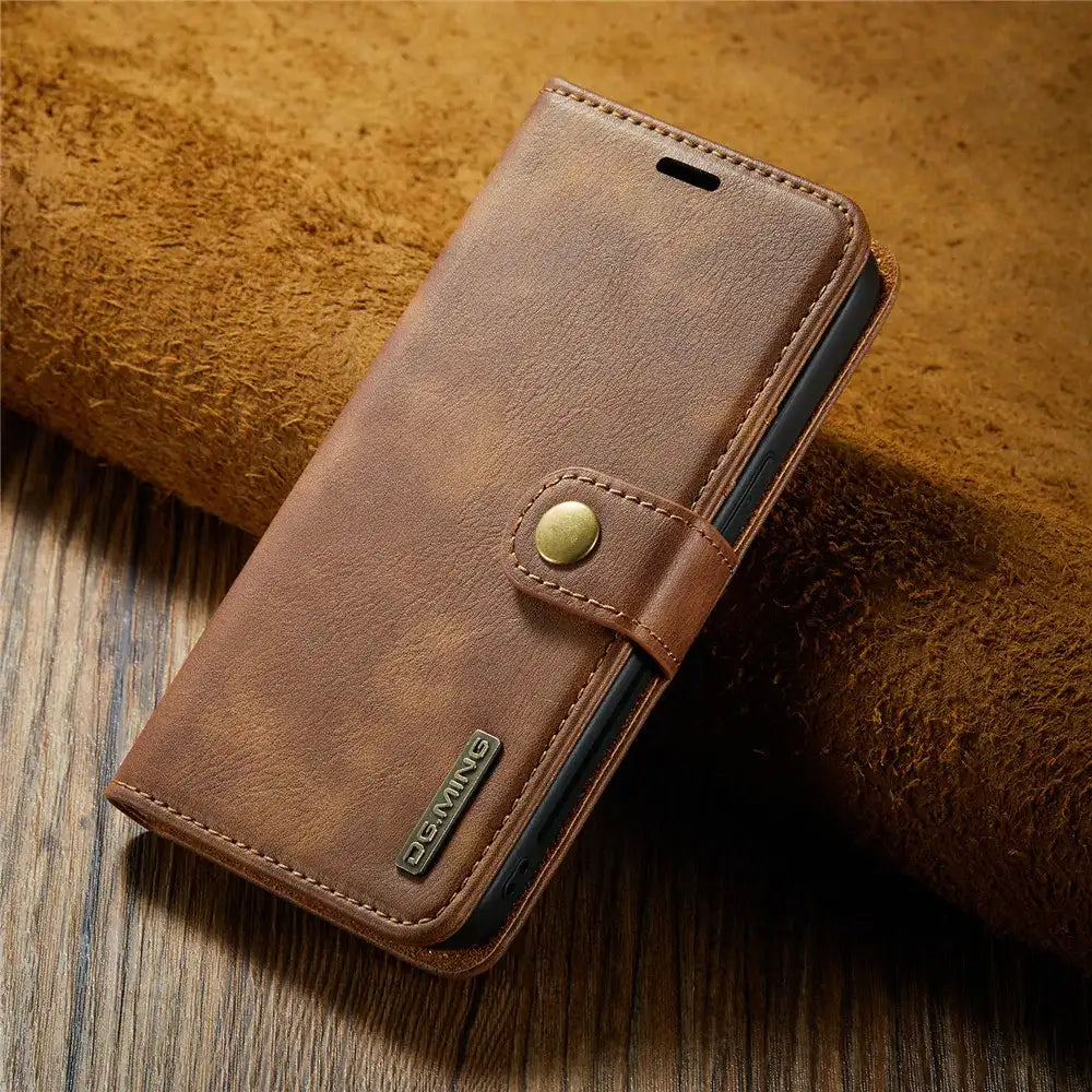 Detachable Magnetic Leather Phone Case