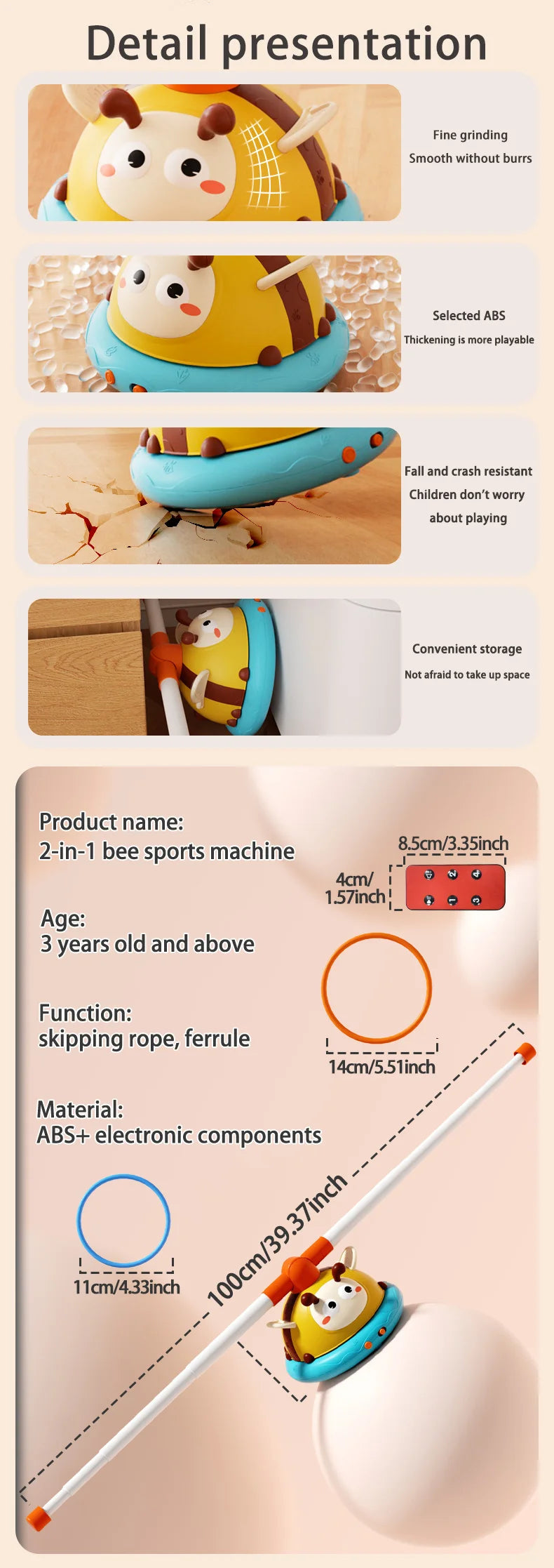 2 in 1 Skipping Machine