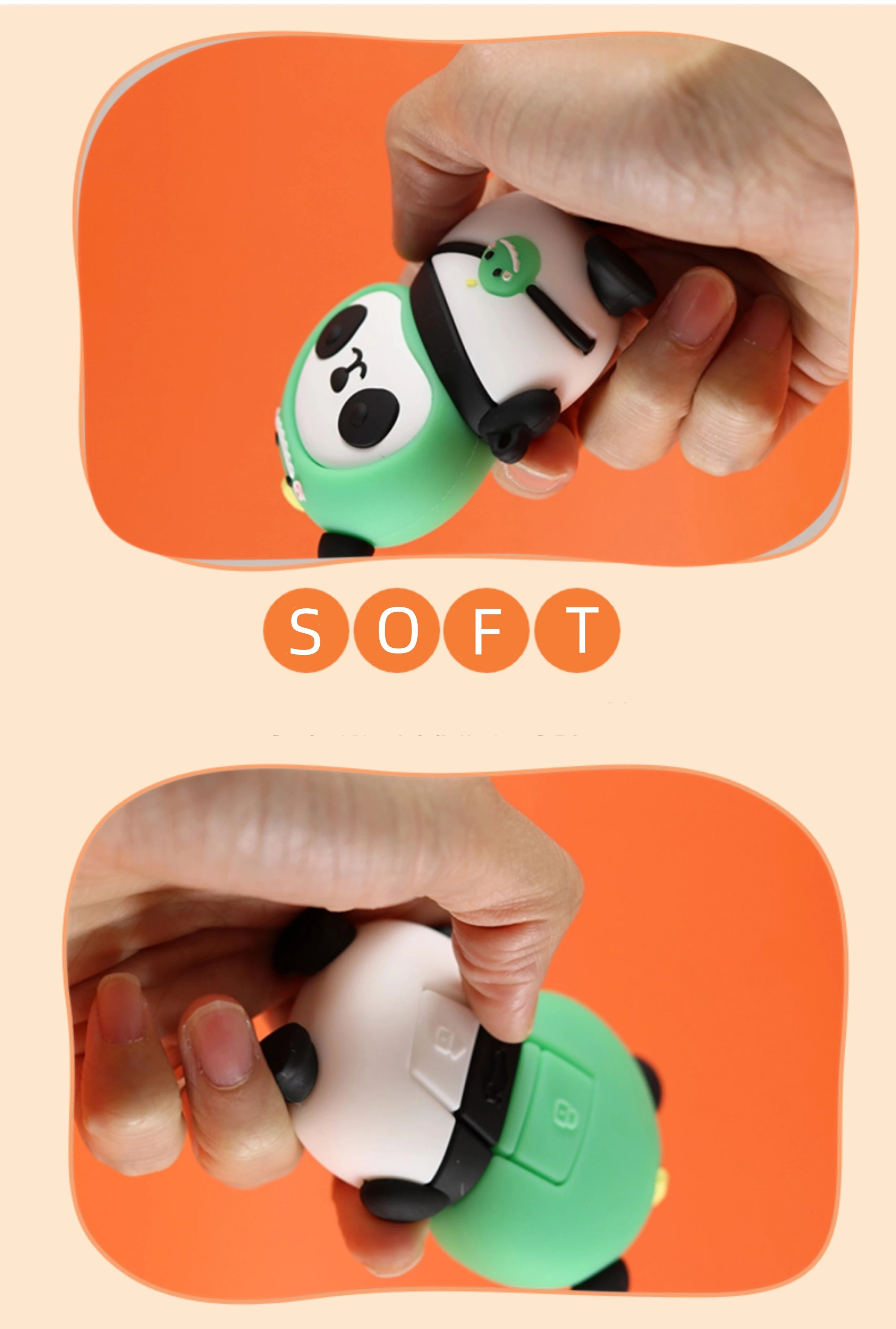 Cute Silicone Car Key Cover